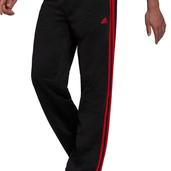 adidas Other - Adidas Tricot Red Stripe Track Pants (Black) L